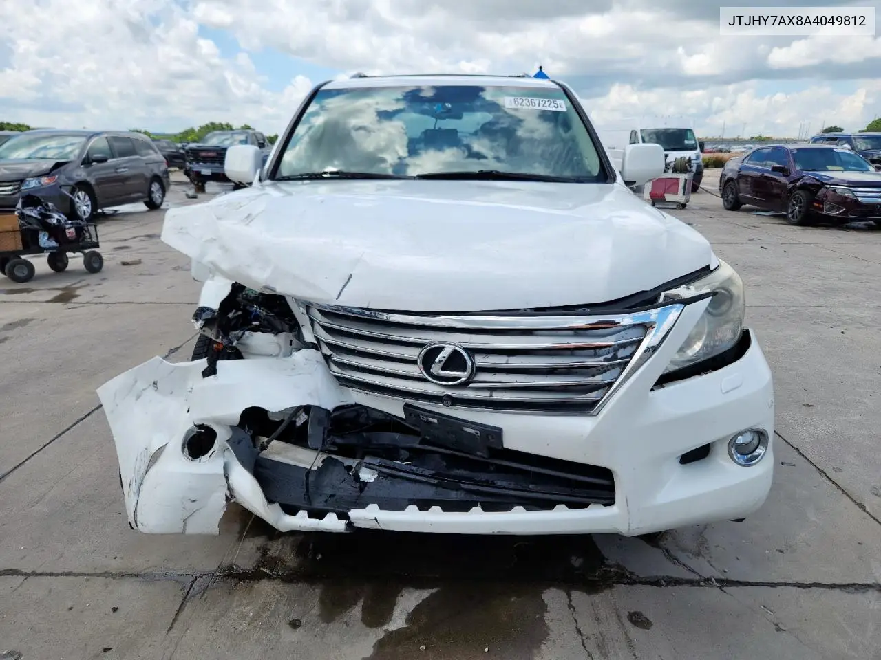 2010 Lexus Lx 570 VIN: JTJHY7AX8A4049812 Lot: 62367225