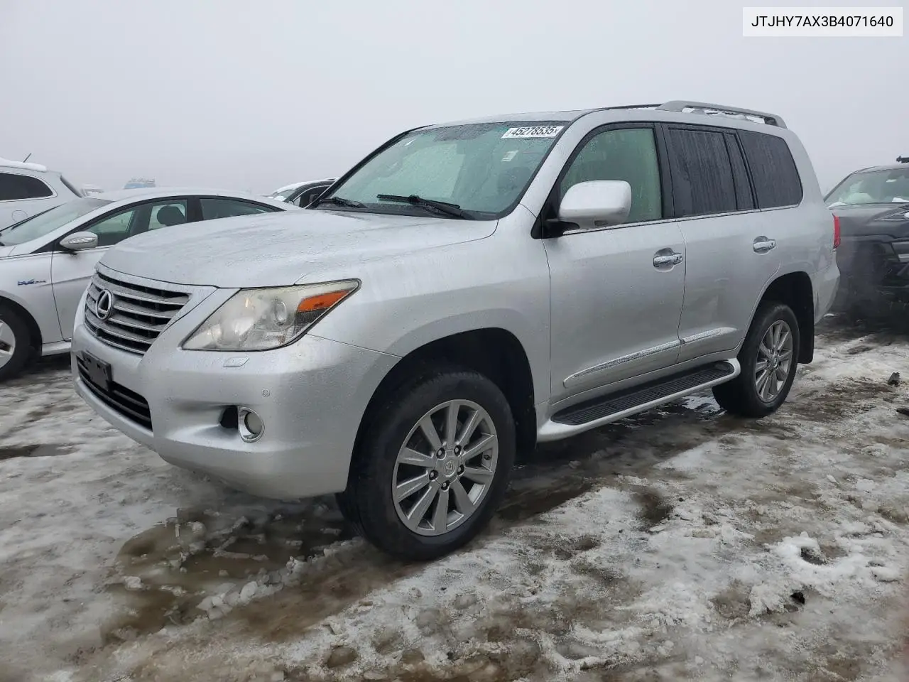 2011 Lexus Lx 570 VIN: JTJHY7AX3B4071640 Lot: 45278535