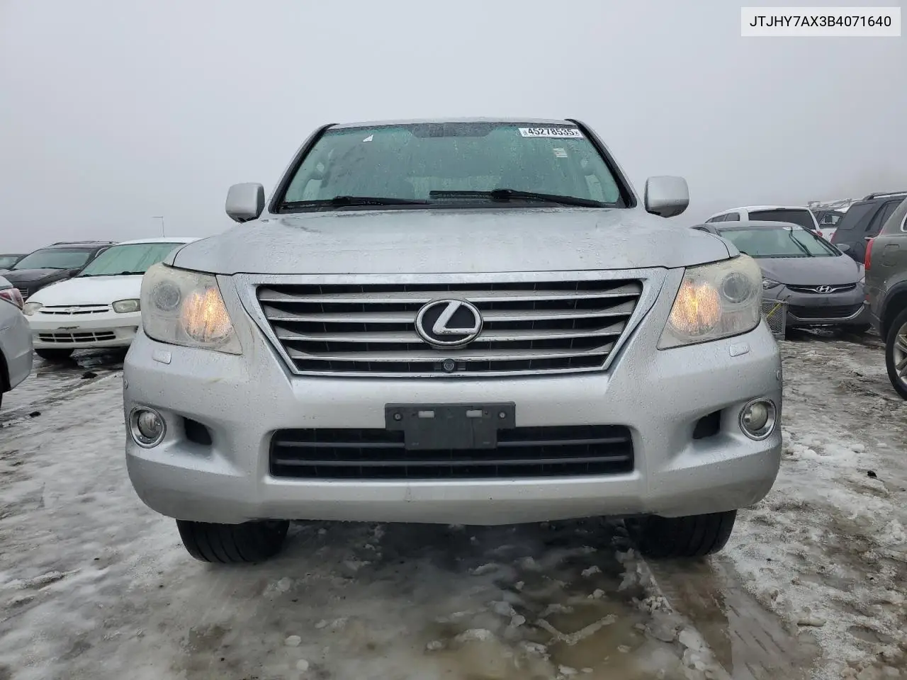 2011 Lexus Lx 570 VIN: JTJHY7AX3B4071640 Lot: 45278535