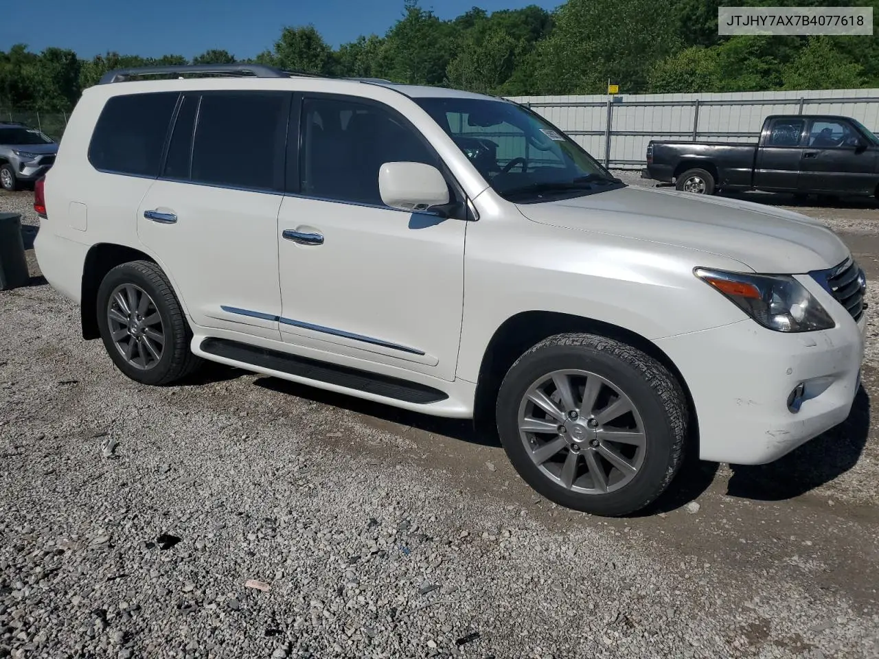 2011 Lexus Lx 570 VIN: JTJHY7AX7B4077618 Lot: 55992375