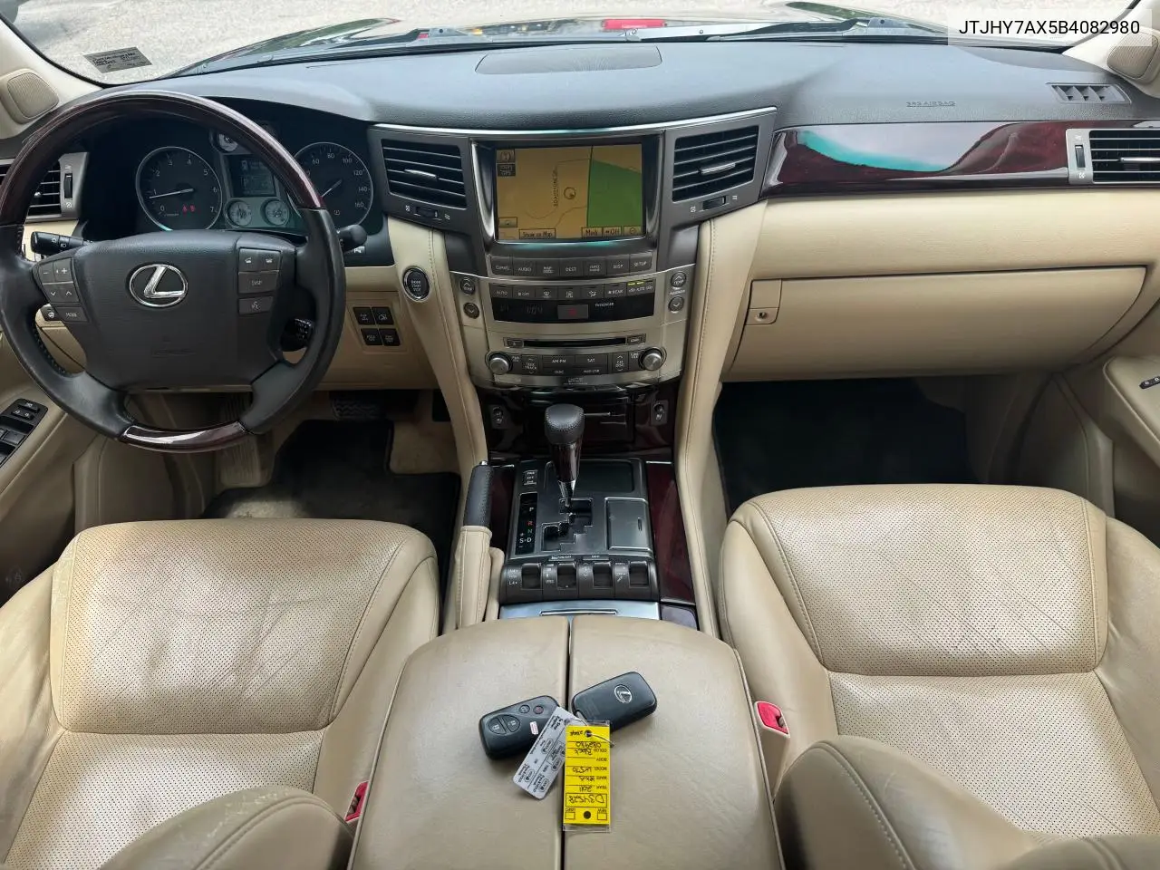 2011 Lexus Lx 570 VIN: JTJHY7AX5B4082980 Lot: 58658775