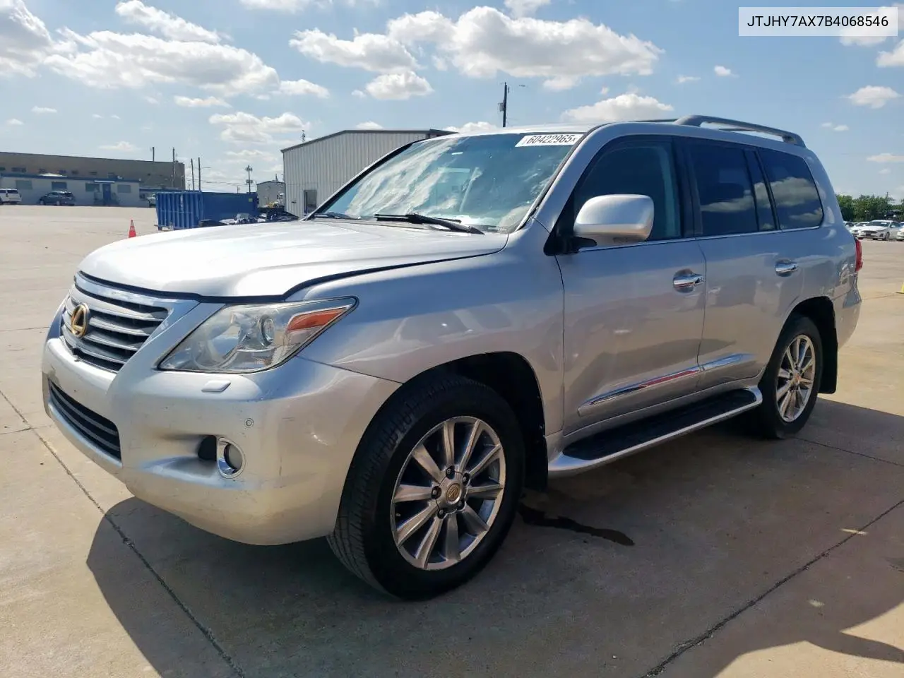 2011 Lexus Lx 570 VIN: JTJHY7AX7B4068546 Lot: 60422965