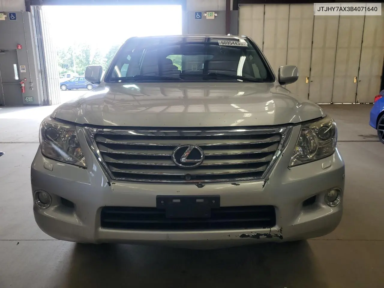 2011 Lexus Lx 570 VIN: JTJHY7AX3B4071640 Lot: 60954435