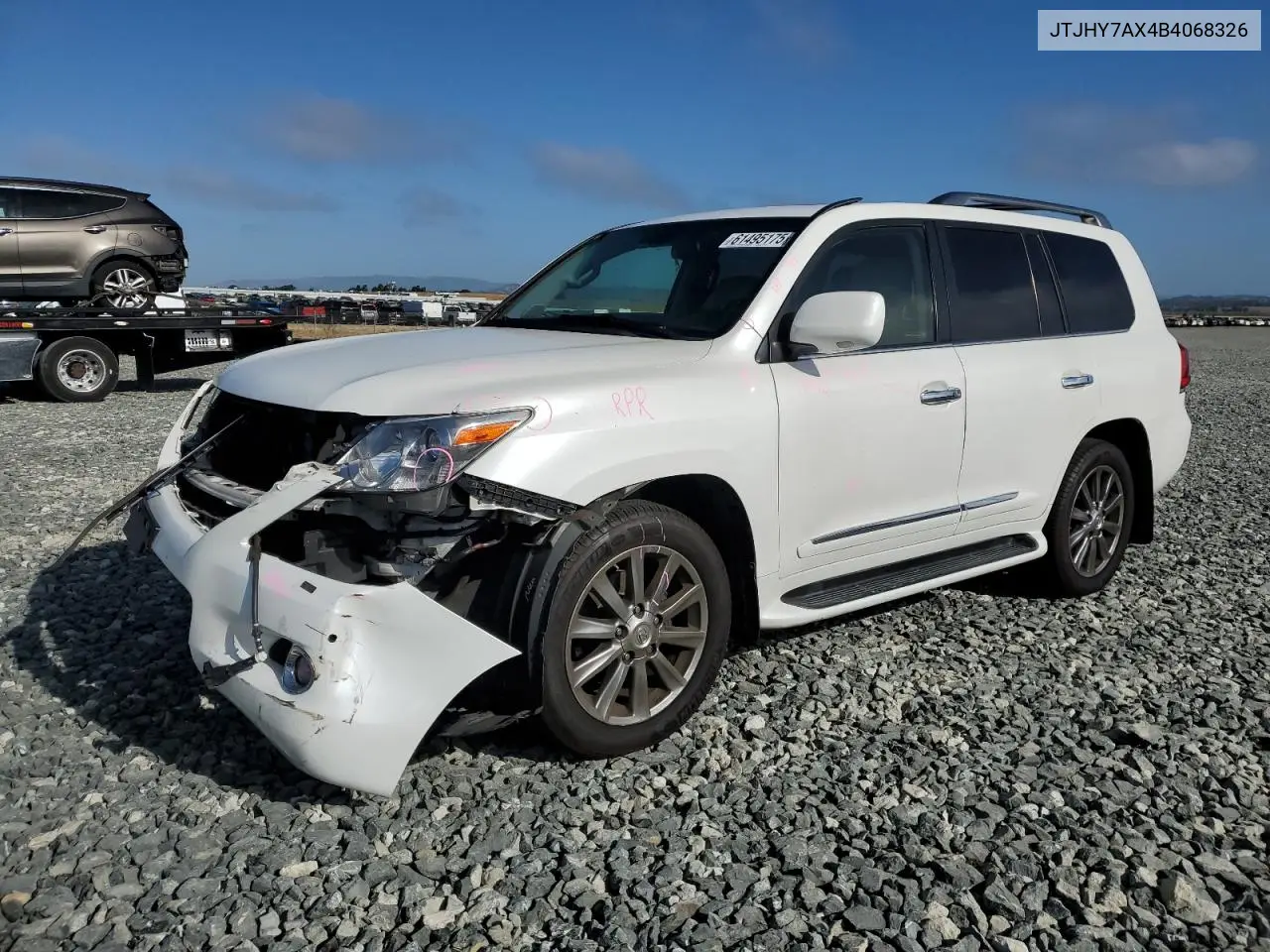2011 Lexus Lx 570 VIN: JTJHY7AX4B4068326 Lot: 61495175