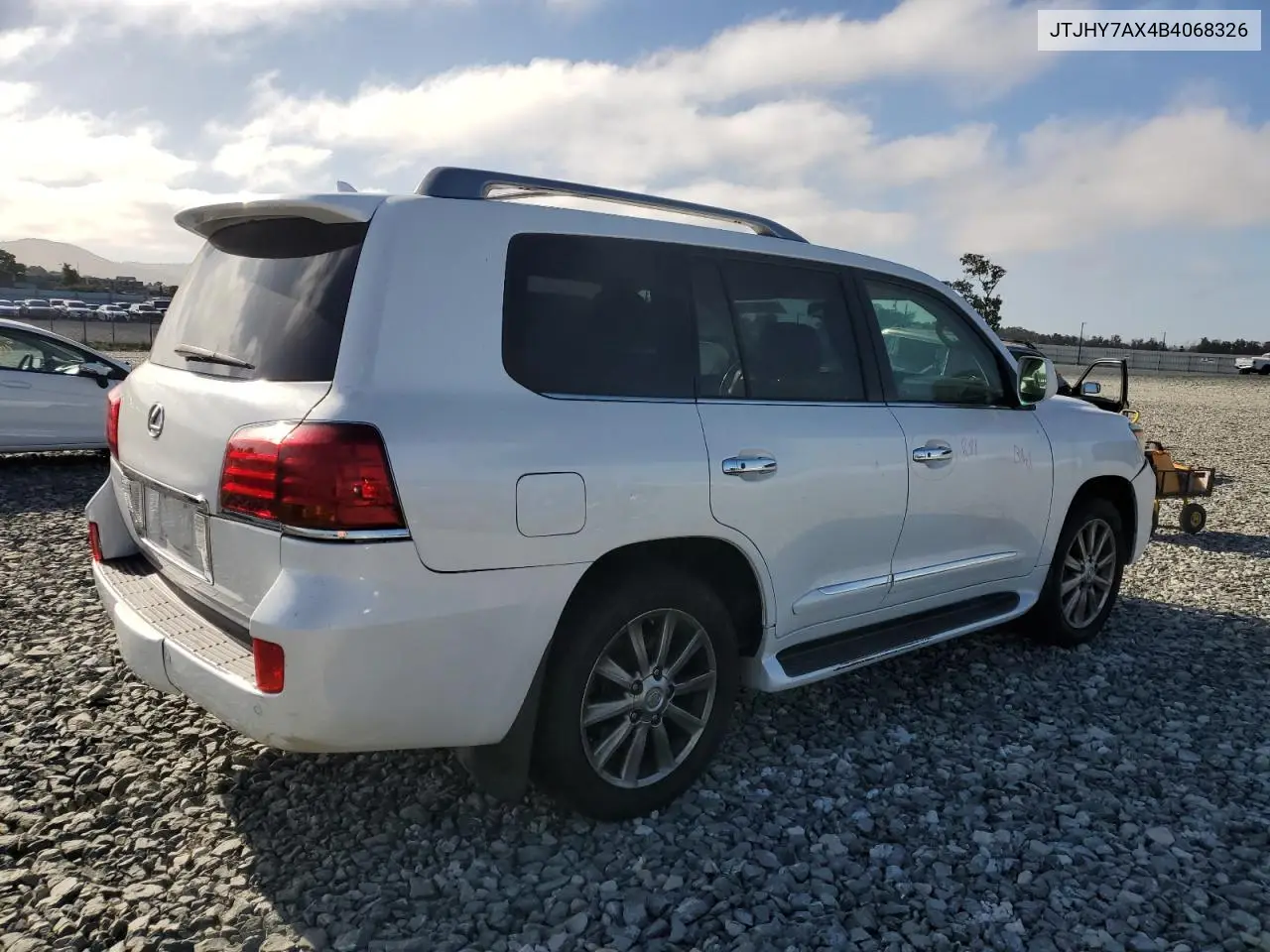 2011 Lexus Lx 570 VIN: JTJHY7AX4B4068326 Lot: 61495175