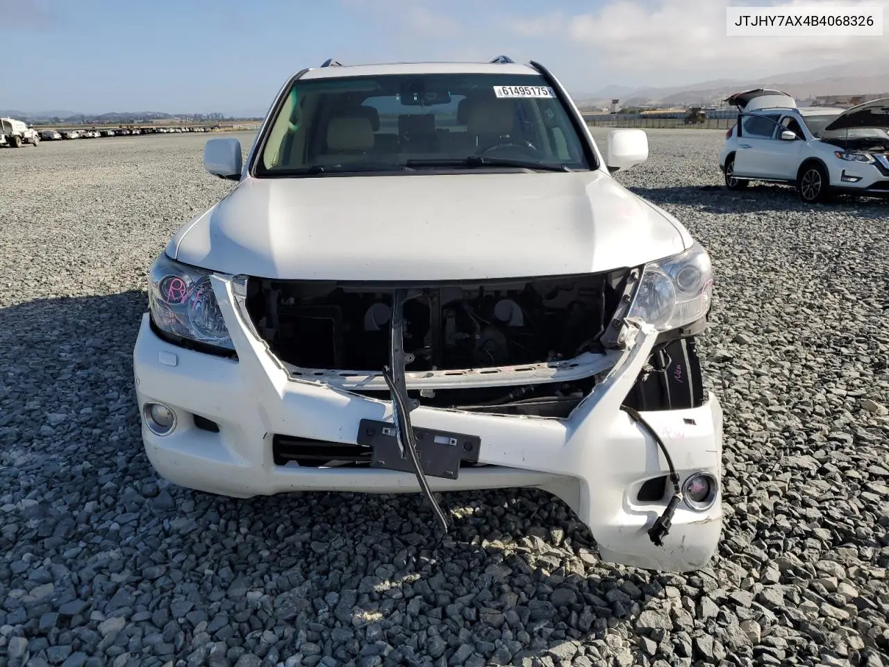 2011 Lexus Lx 570 VIN: JTJHY7AX4B4068326 Lot: 61495175
