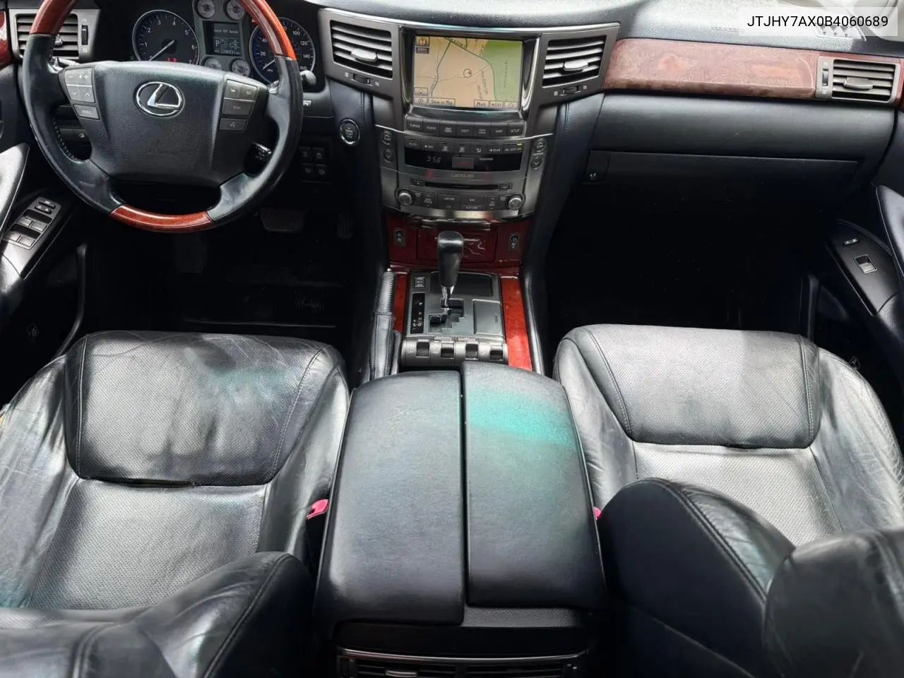 2011 Lexus Lx 570 VIN: JTJHY7AX0B4060689 Lot: 62136305