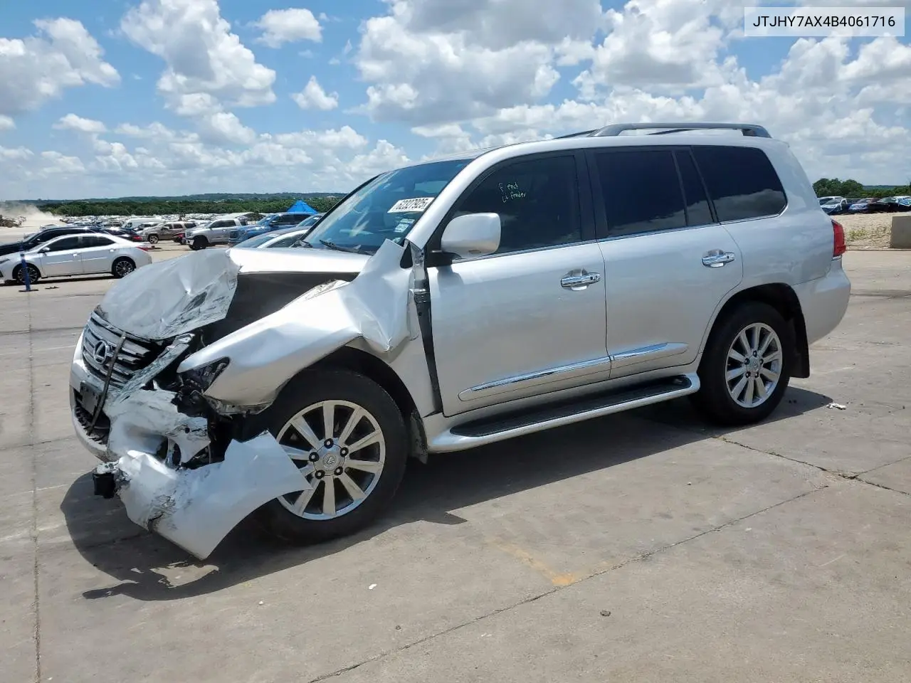 2011 Lexus Lx 570 VIN: JTJHY7AX4B4061716 Lot: 62327925