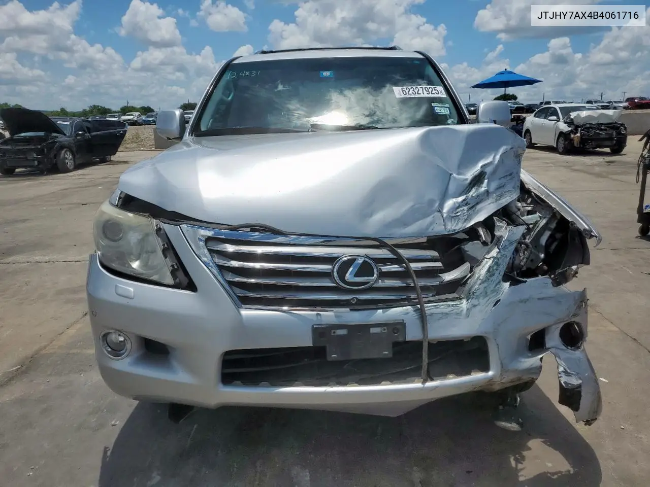 2011 Lexus Lx 570 VIN: JTJHY7AX4B4061716 Lot: 62327925