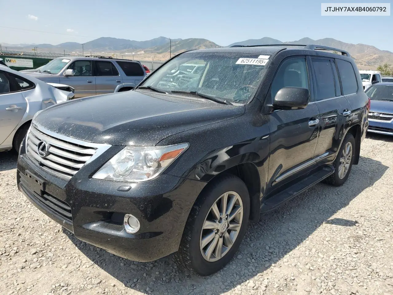 2011 Lexus Lx 570 VIN: JTJHY7AX4B4060792 Lot: 62511195