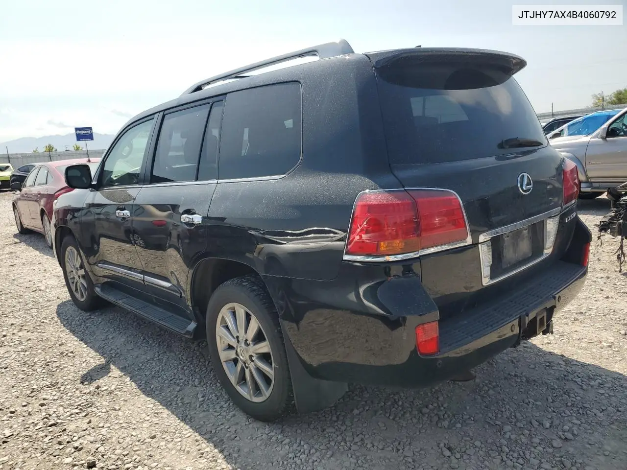 2011 Lexus Lx 570 VIN: JTJHY7AX4B4060792 Lot: 62511195
