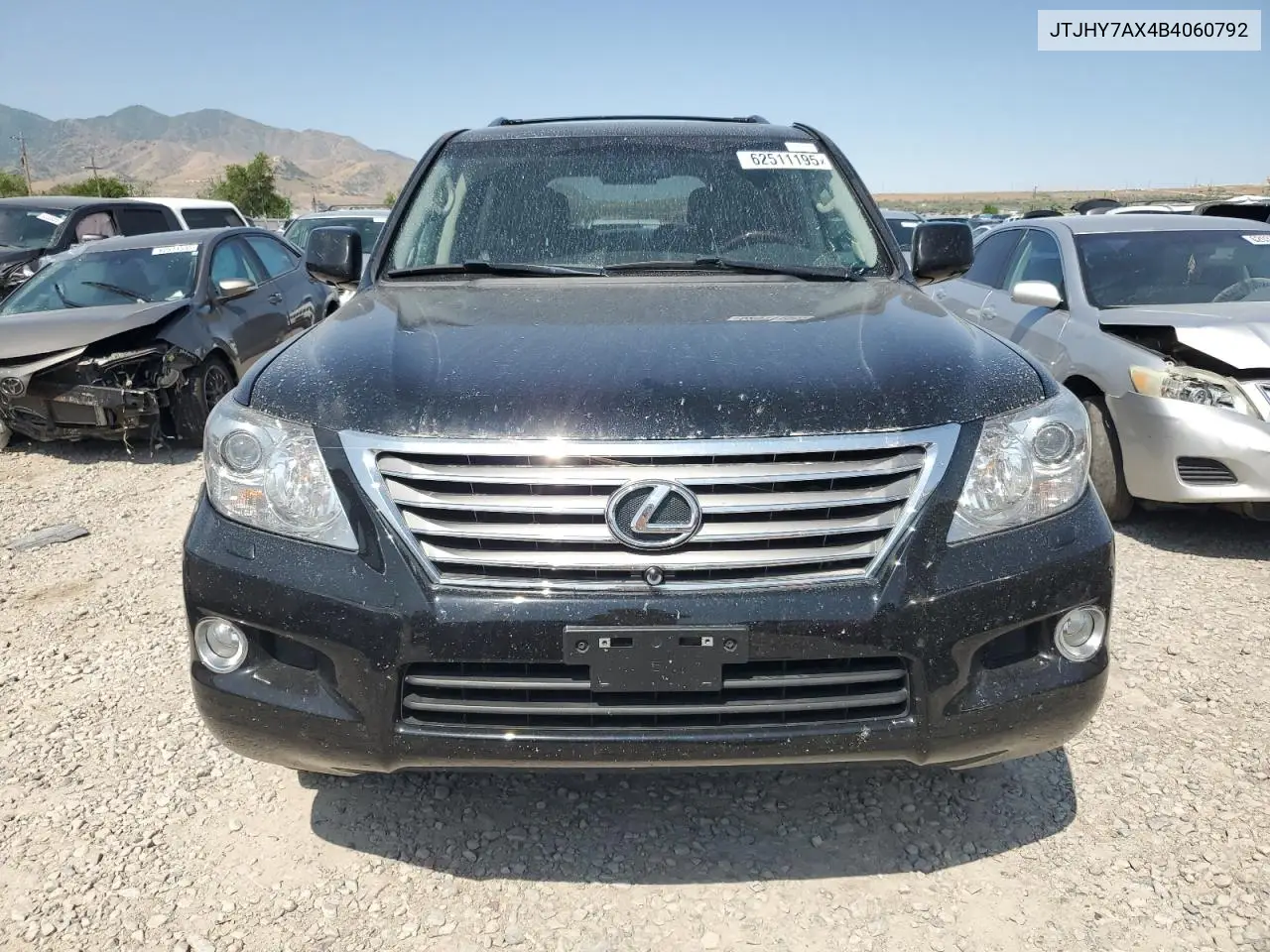 2011 Lexus Lx 570 VIN: JTJHY7AX4B4060792 Lot: 62511195