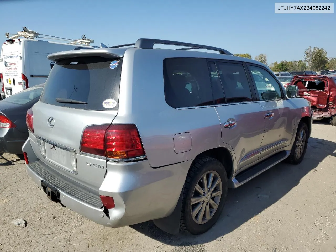 2011 Lexus Lx 570 VIN: JTJHY7AX2B4082242 Lot: 75672554
