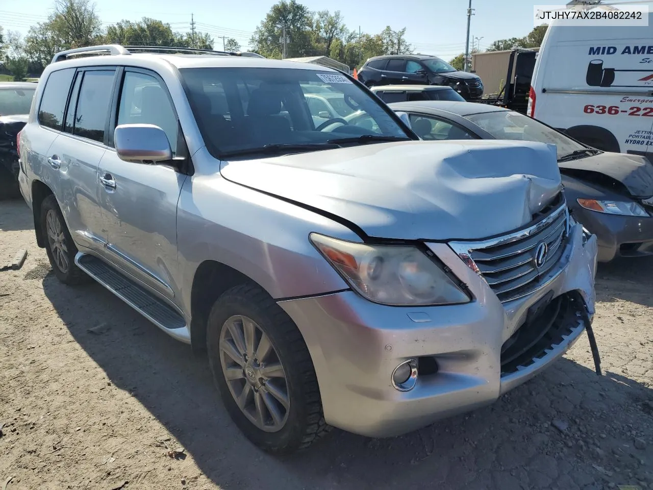 2011 Lexus Lx 570 VIN: JTJHY7AX2B4082242 Lot: 75672554