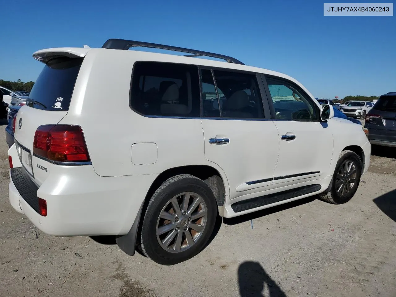 2011 Lexus Lx 570 VIN: JTJHY7AX4B4060243 Lot: 88865445