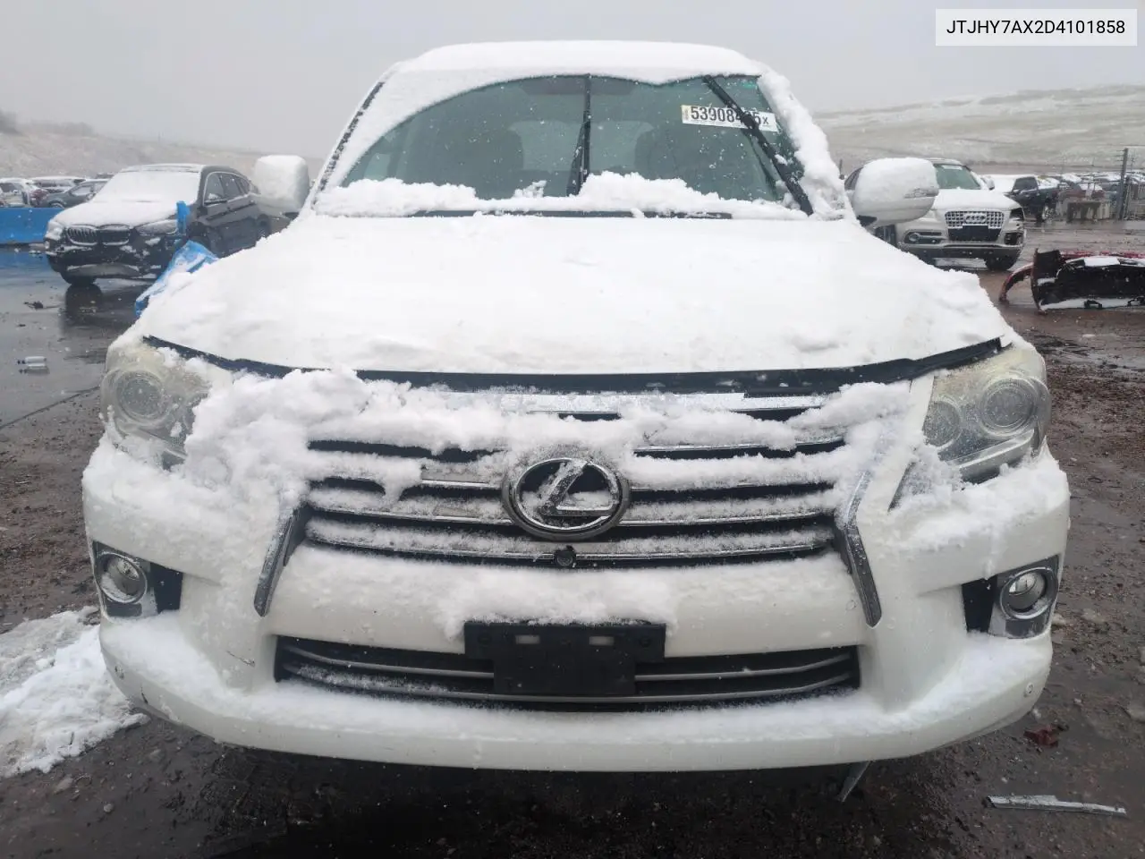 2013 Lexus Lx 570 VIN: JTJHY7AX2D4101858 Lot: 53908465