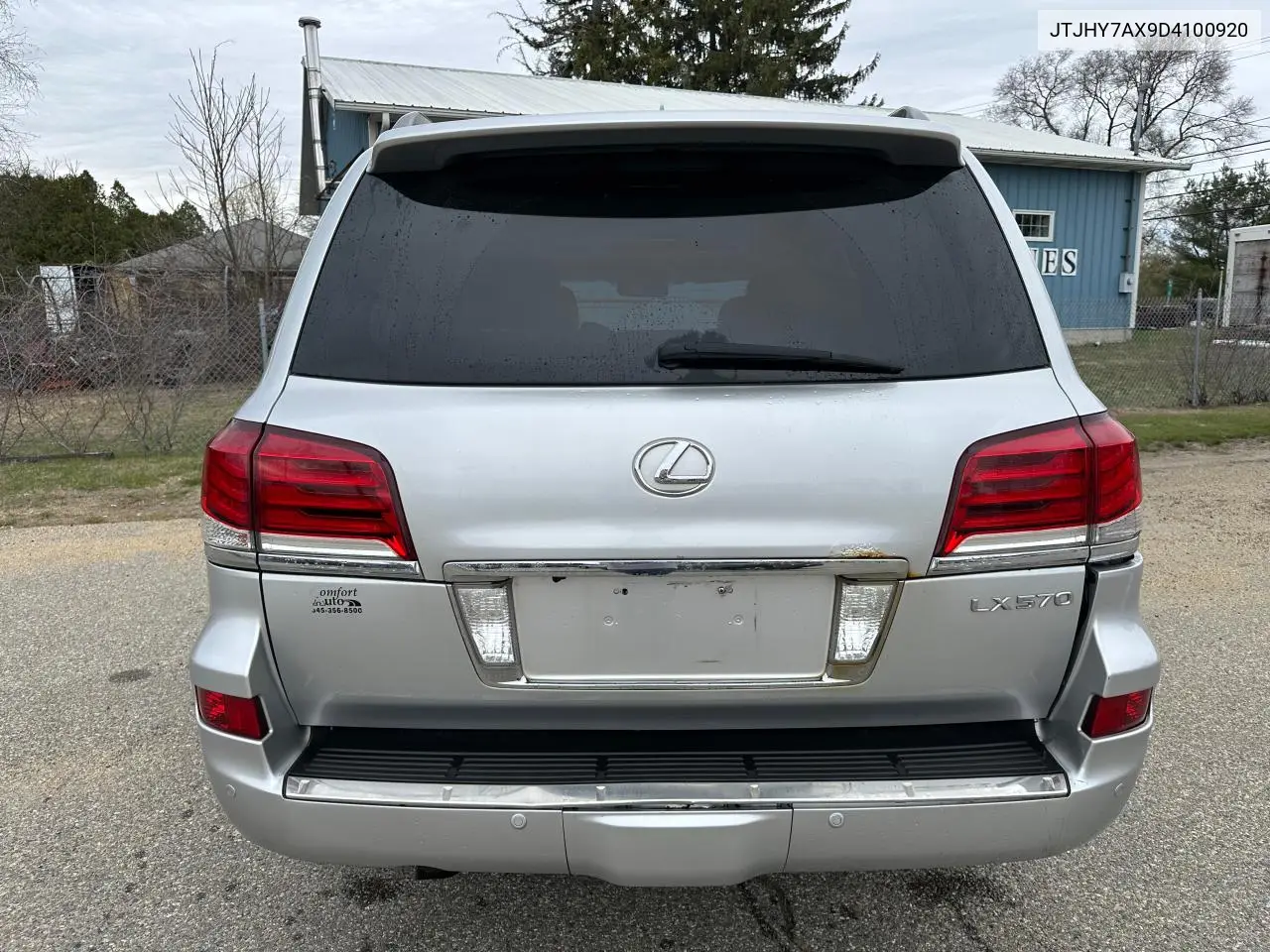 2013 Lexus Lx 570 VIN: JTJHY7AX9D4100920 Lot: 57066255