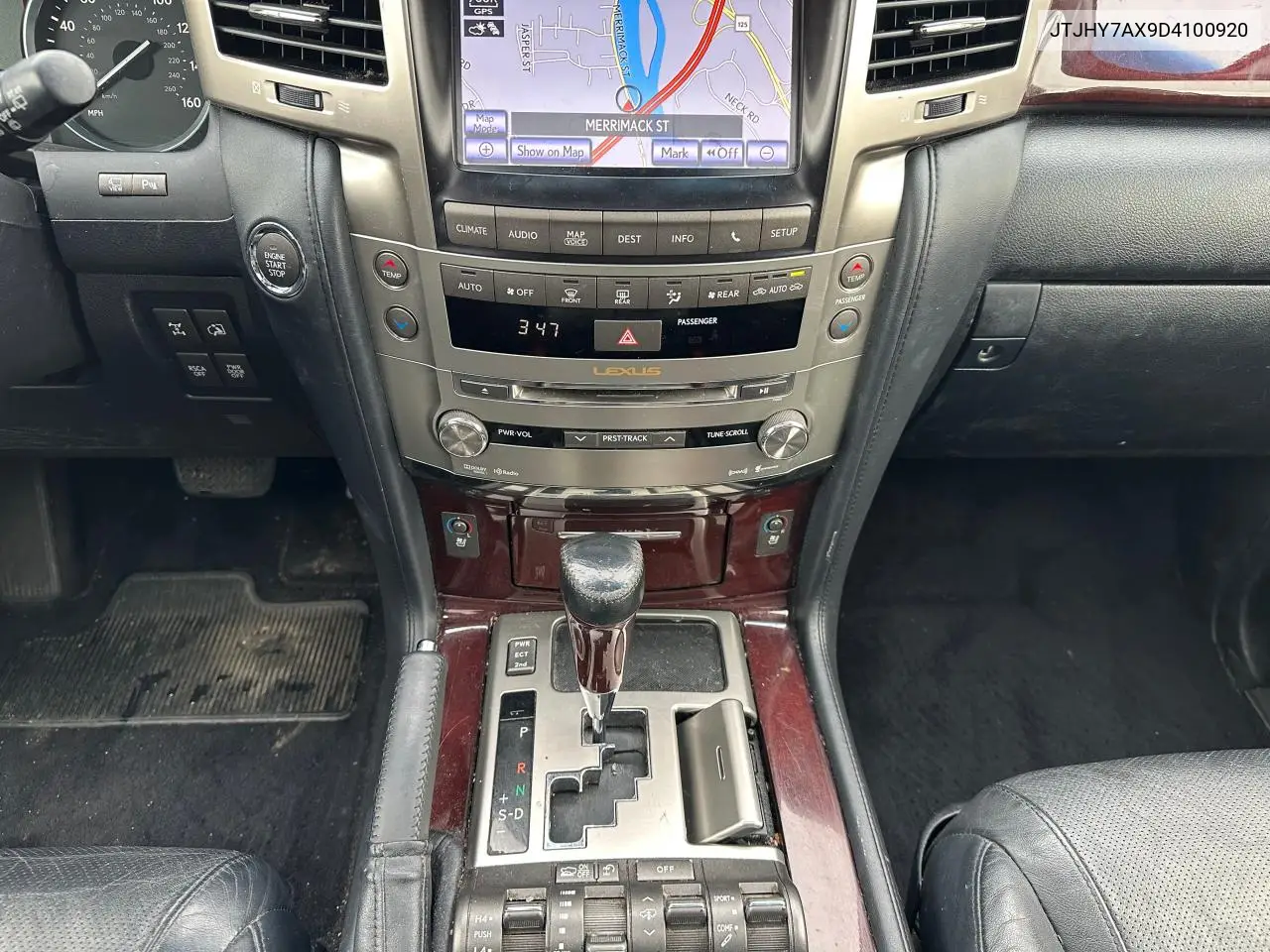 2013 Lexus Lx 570 VIN: JTJHY7AX9D4100920 Lot: 57066255