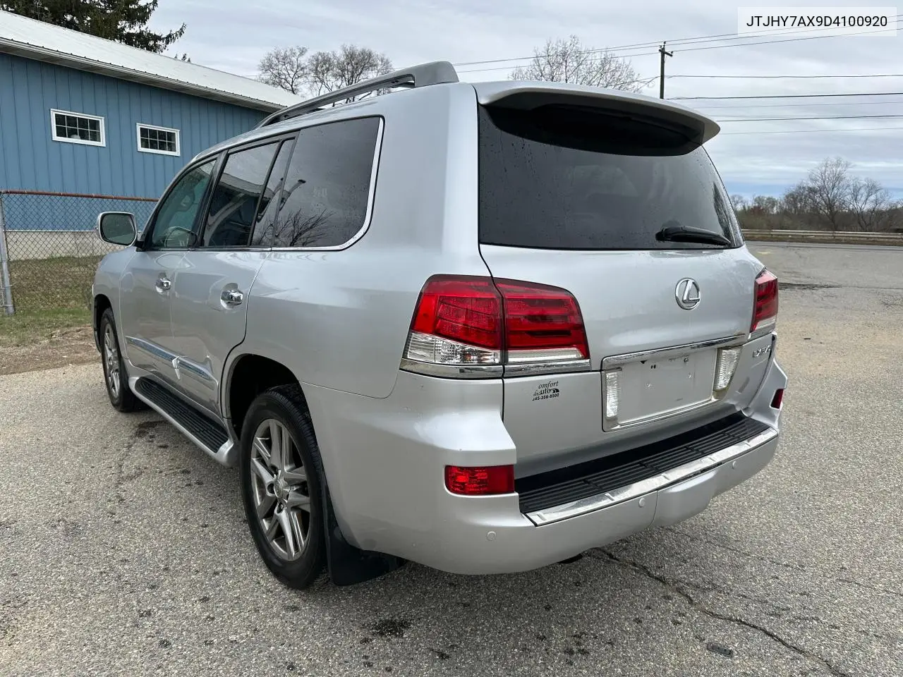 2013 Lexus Lx 570 VIN: JTJHY7AX9D4100920 Lot: 57066255