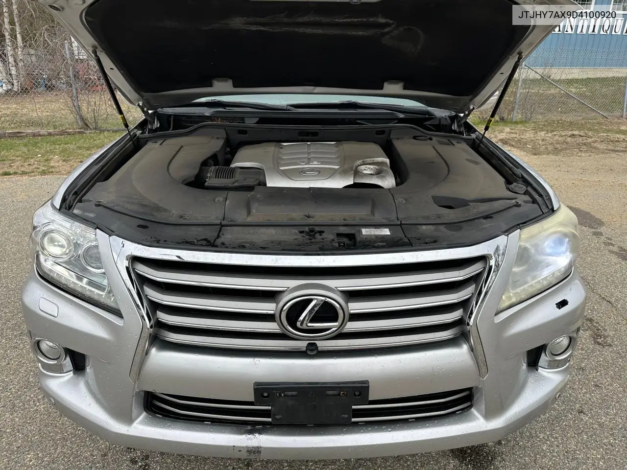 2013 Lexus Lx 570 VIN: JTJHY7AX9D4100920 Lot: 57066255