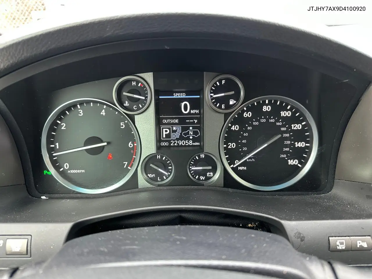 2013 Lexus Lx 570 VIN: JTJHY7AX9D4100920 Lot: 57066255
