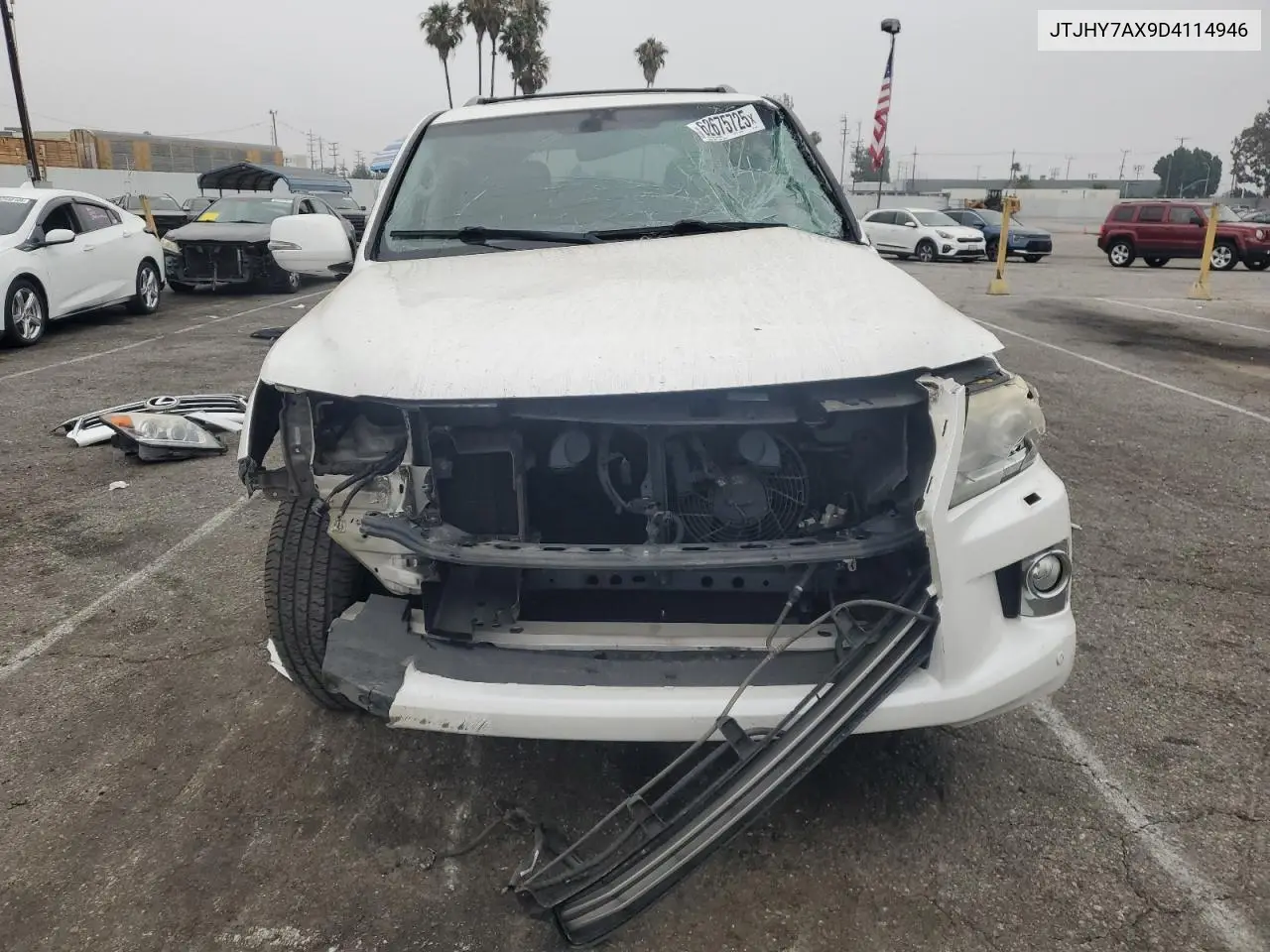 2013 Lexus Lx 570 VIN: JTJHY7AX9D4114946 Lot: 62675725