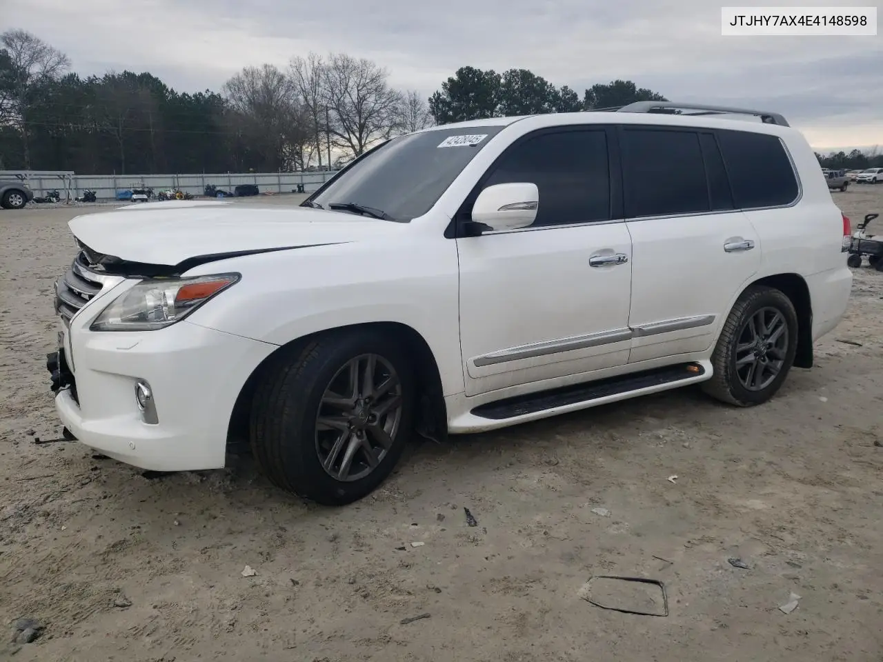 2014 Lexus Lx 570 VIN: JTJHY7AX4E4148598 Lot: 42428045