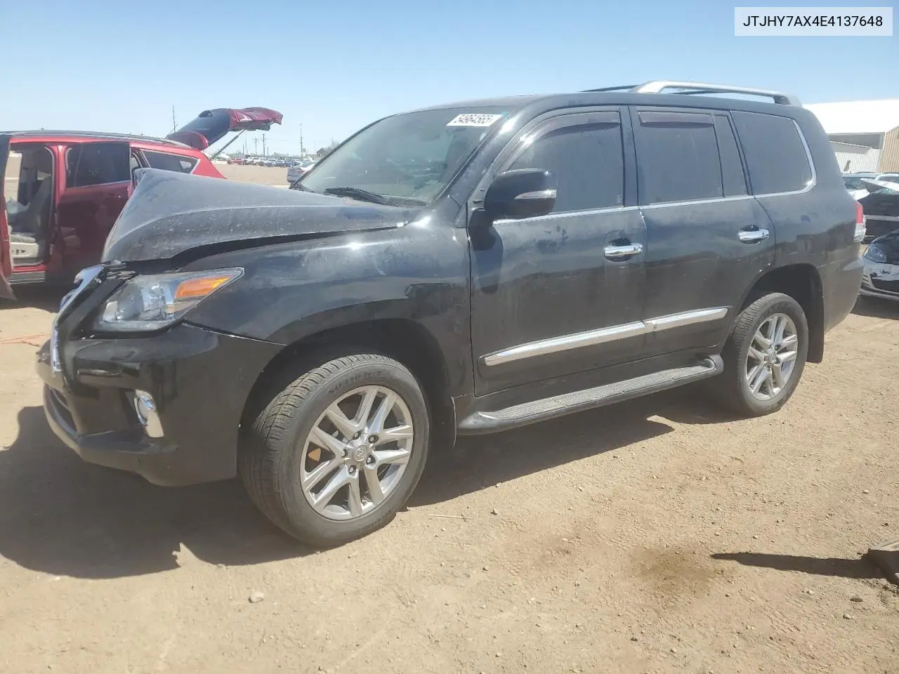 2014 Lexus Lx 570 VIN: JTJHY7AX4E4137648 Lot: 54964565