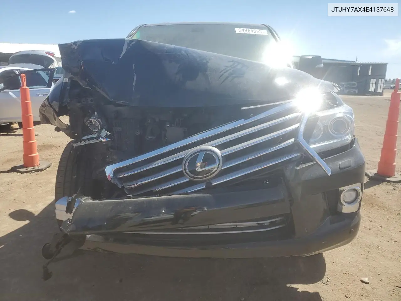 2014 Lexus Lx 570 VIN: JTJHY7AX4E4137648 Lot: 54964565