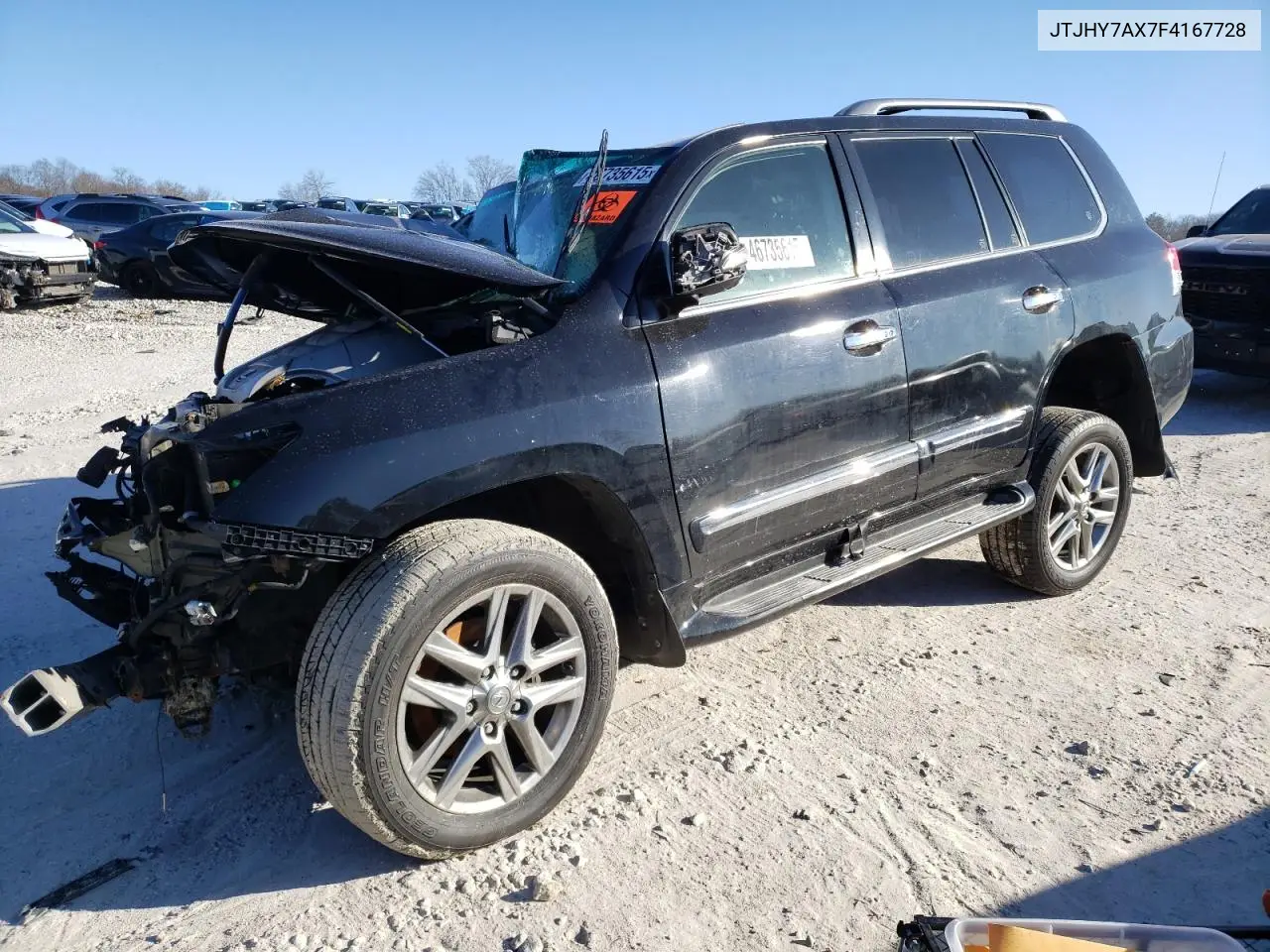2015 Lexus Lx 570 VIN: JTJHY7AX7F4167728 Lot: 46735615