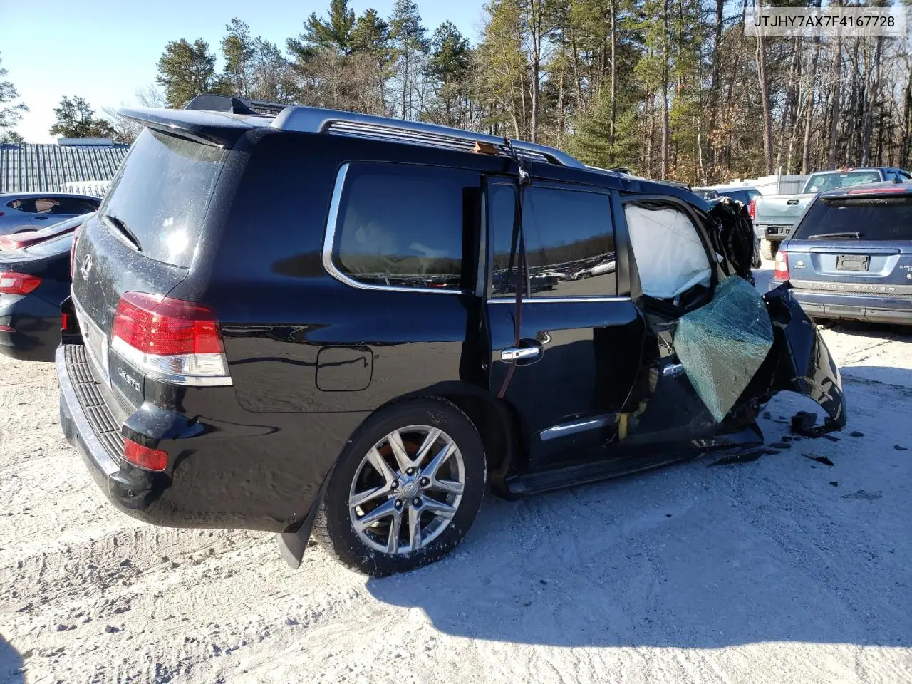 2015 Lexus Lx 570 VIN: JTJHY7AX7F4167728 Lot: 46735615