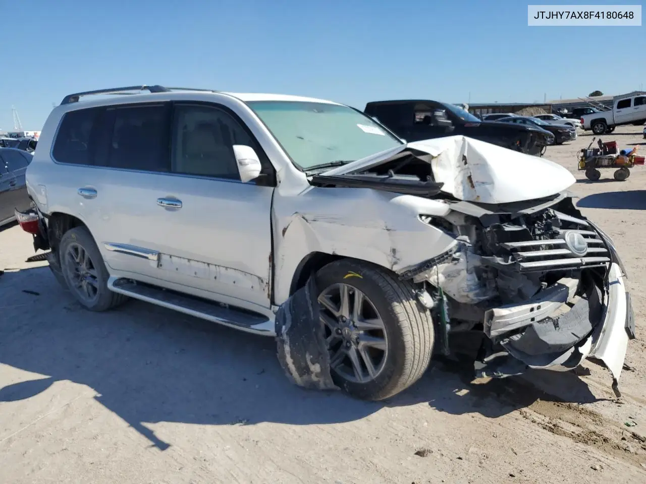 2015 Lexus Lx 570 VIN: JTJHY7AX8F4180648 Lot: 47002635