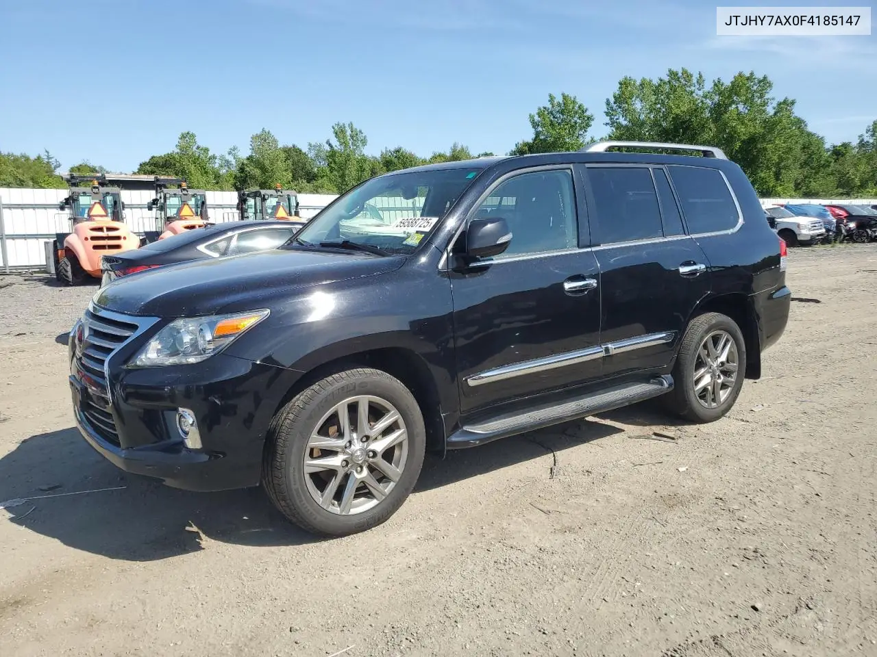 2015 Lexus Lx 570 VIN: JTJHY7AX0F4185147 Lot: 59588725