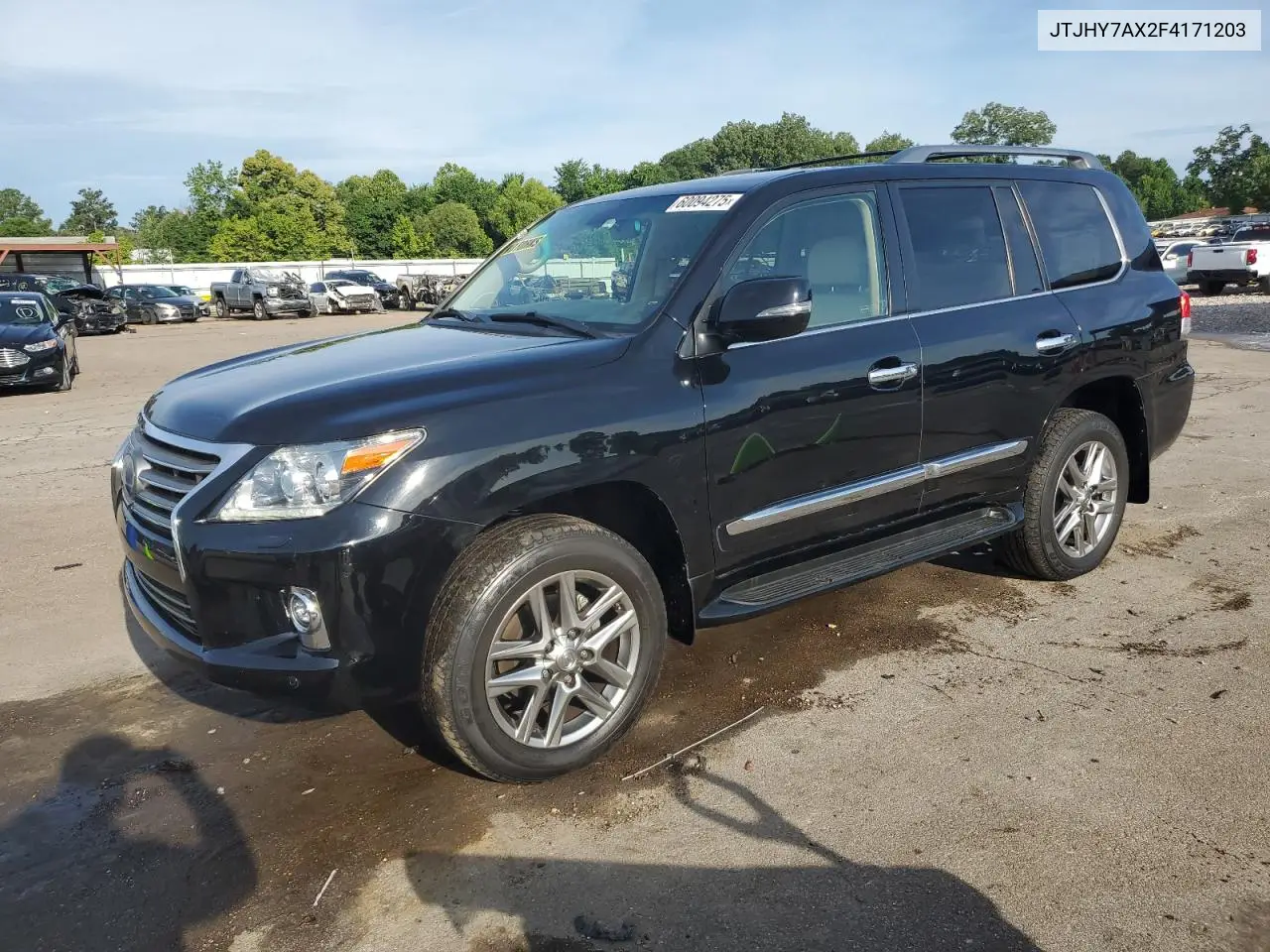 2015 Lexus Lx 570 VIN: JTJHY7AX2F4171203 Lot: 60094275