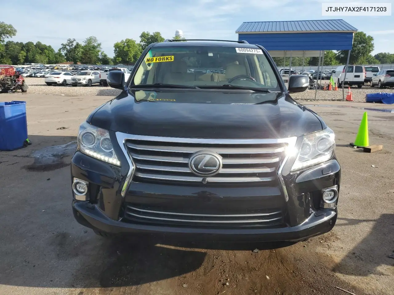 2015 Lexus Lx 570 VIN: JTJHY7AX2F4171203 Lot: 60094275