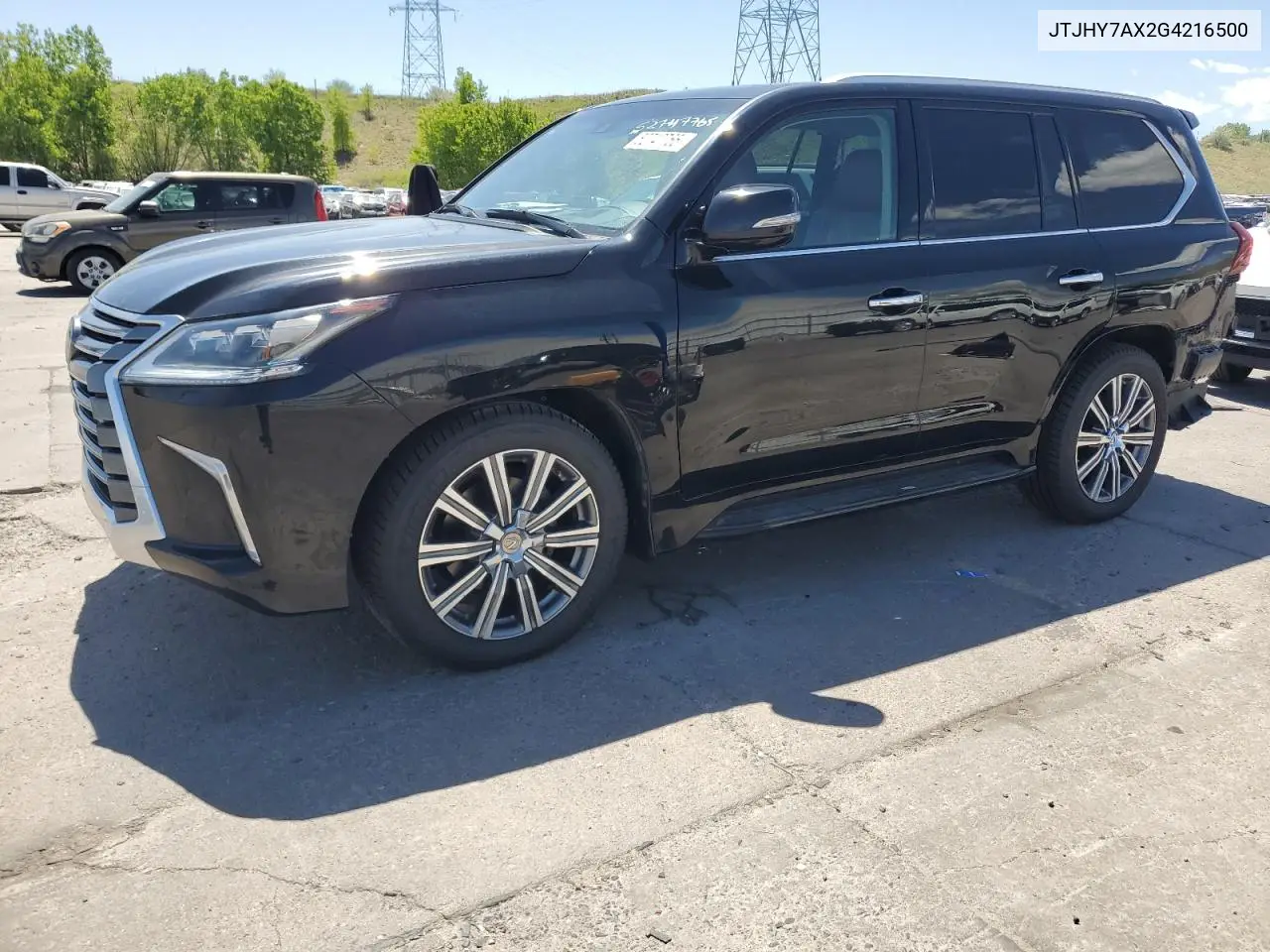 2016 Lexus Lx 570 VIN: JTJHY7AX2G4216500 Lot: 52747765