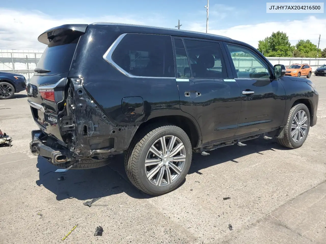 2016 Lexus Lx 570 VIN: JTJHY7AX2G4216500 Lot: 52747765