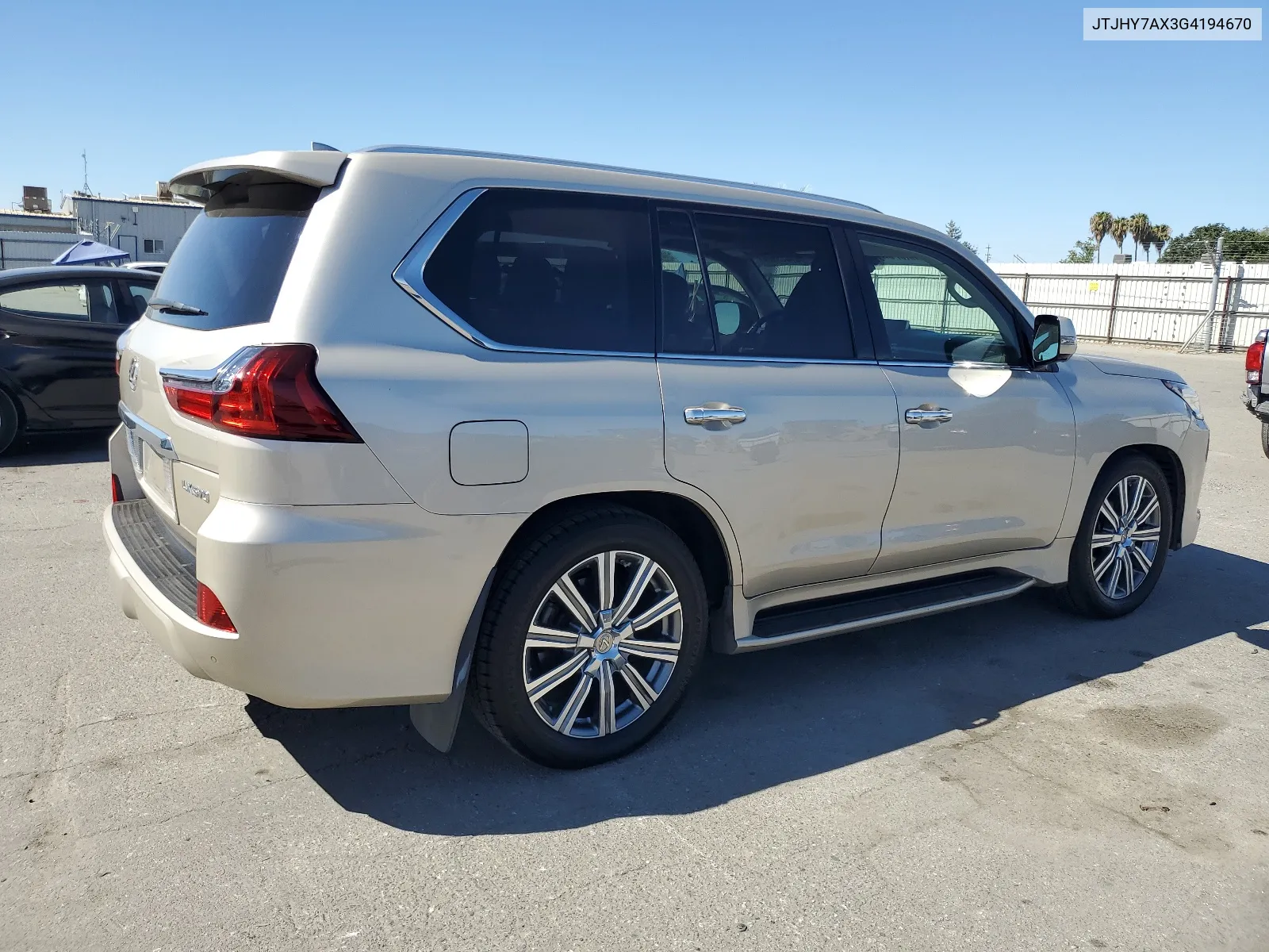 2016 Lexus Lx 570 VIN: JTJHY7AX3G4194670 Lot: 67455904