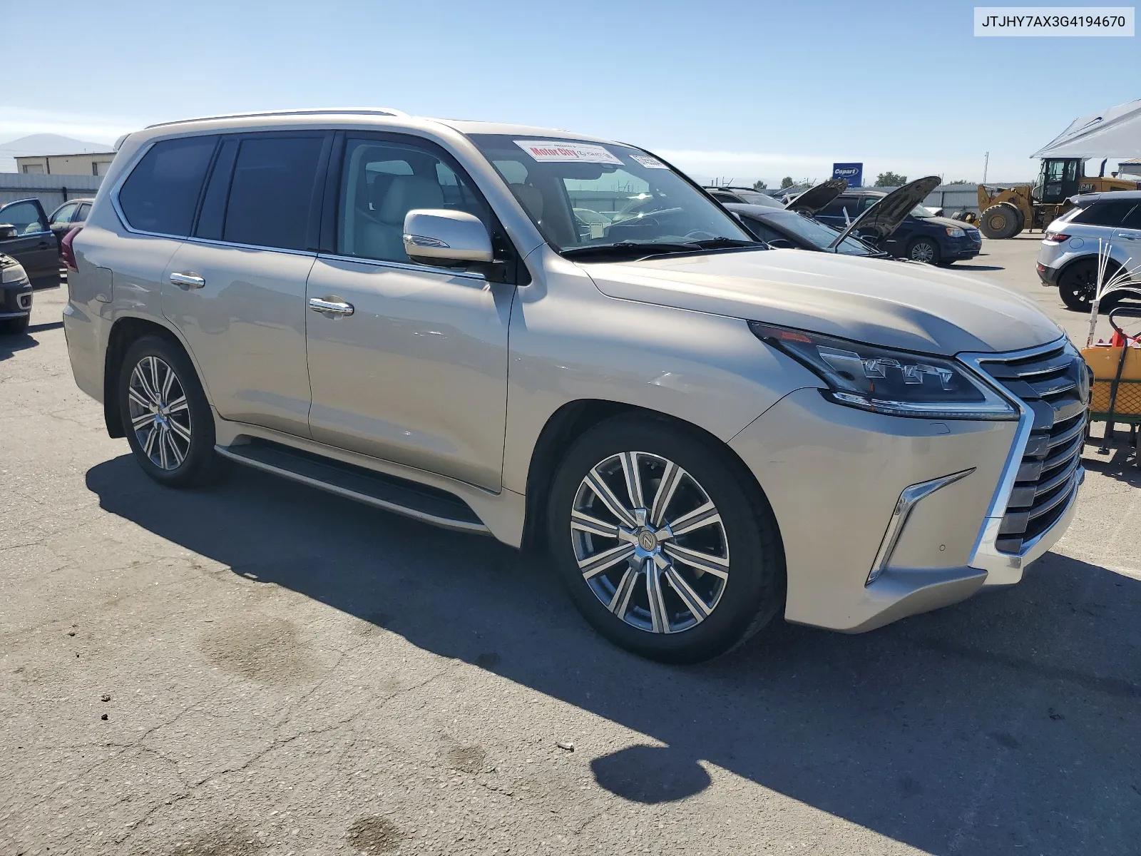 2016 Lexus Lx 570 VIN: JTJHY7AX3G4194670 Lot: 67455904