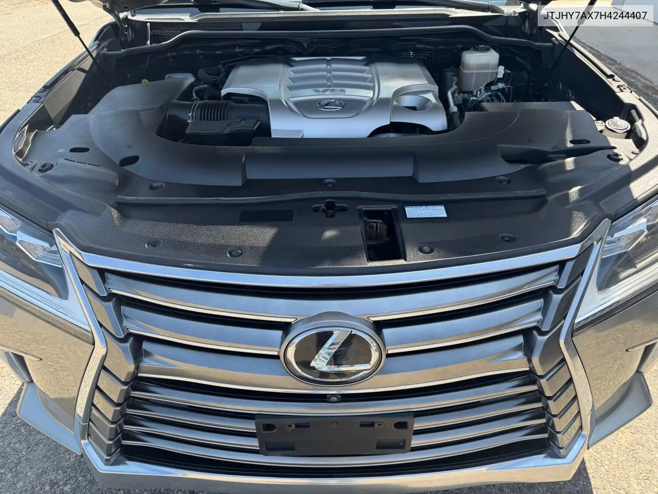 2017 Lexus Lx 570 VIN: JTJHY7AX7H4244407 Lot: 56943755
