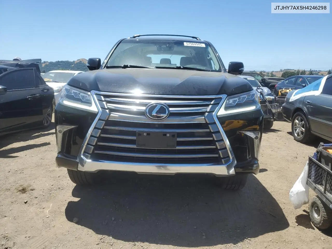 2017 Lexus Lx 570 VIN: JTJHY7AX5H4246298 Lot: 57984945