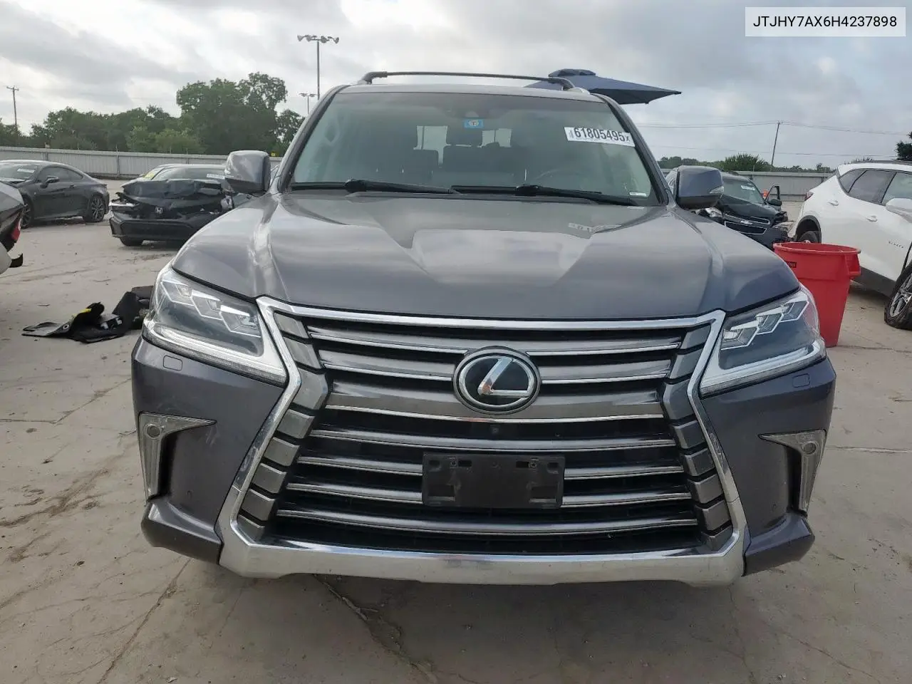 2017 Lexus Lx 570 VIN: JTJHY7AX6H4237898 Lot: 61805495