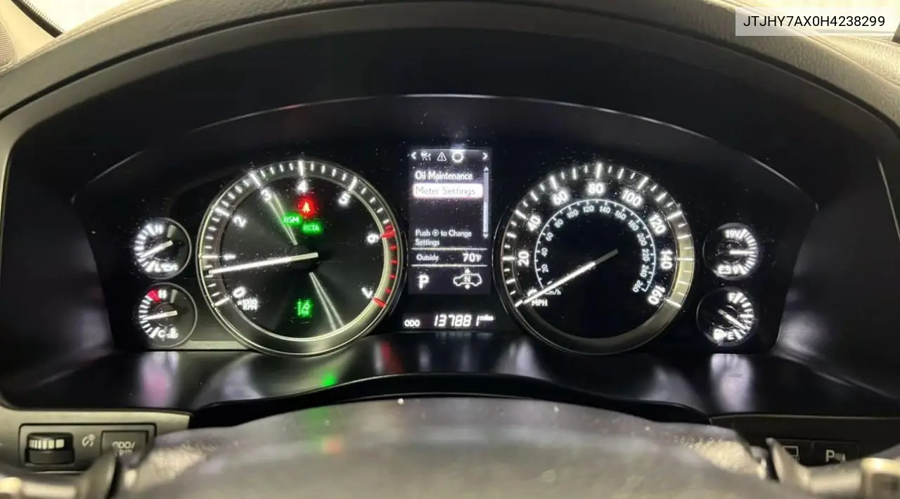 2017 Lexus Lx 570 VIN: JTJHY7AX0H4238299 Lot: 63145605