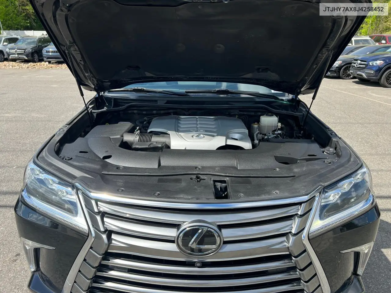 2018 Lexus Lx 570 VIN: JTJHY7AX8J4258452 Lot: 57357365
