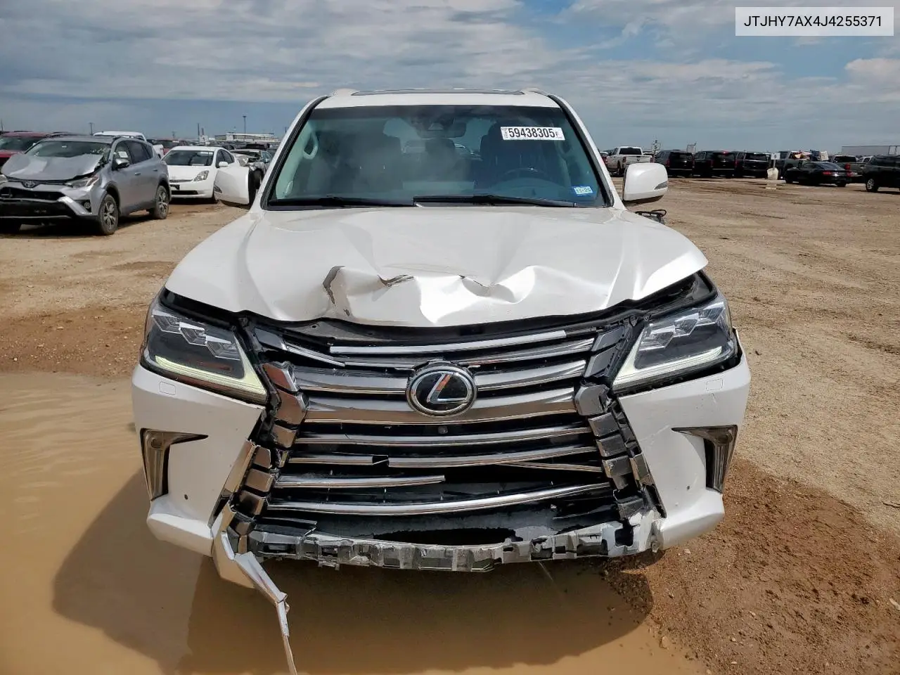 2018 Lexus Lx 570 VIN: JTJHY7AX4J4255371 Lot: 59438305