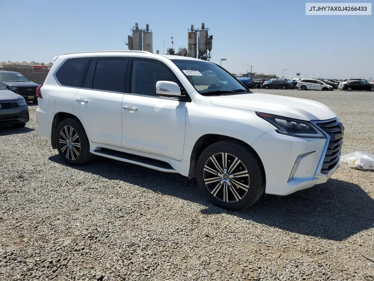 2018 Lexus Lx 570 VIN: JTJHY7AX0J4266433 Lot: 61072775