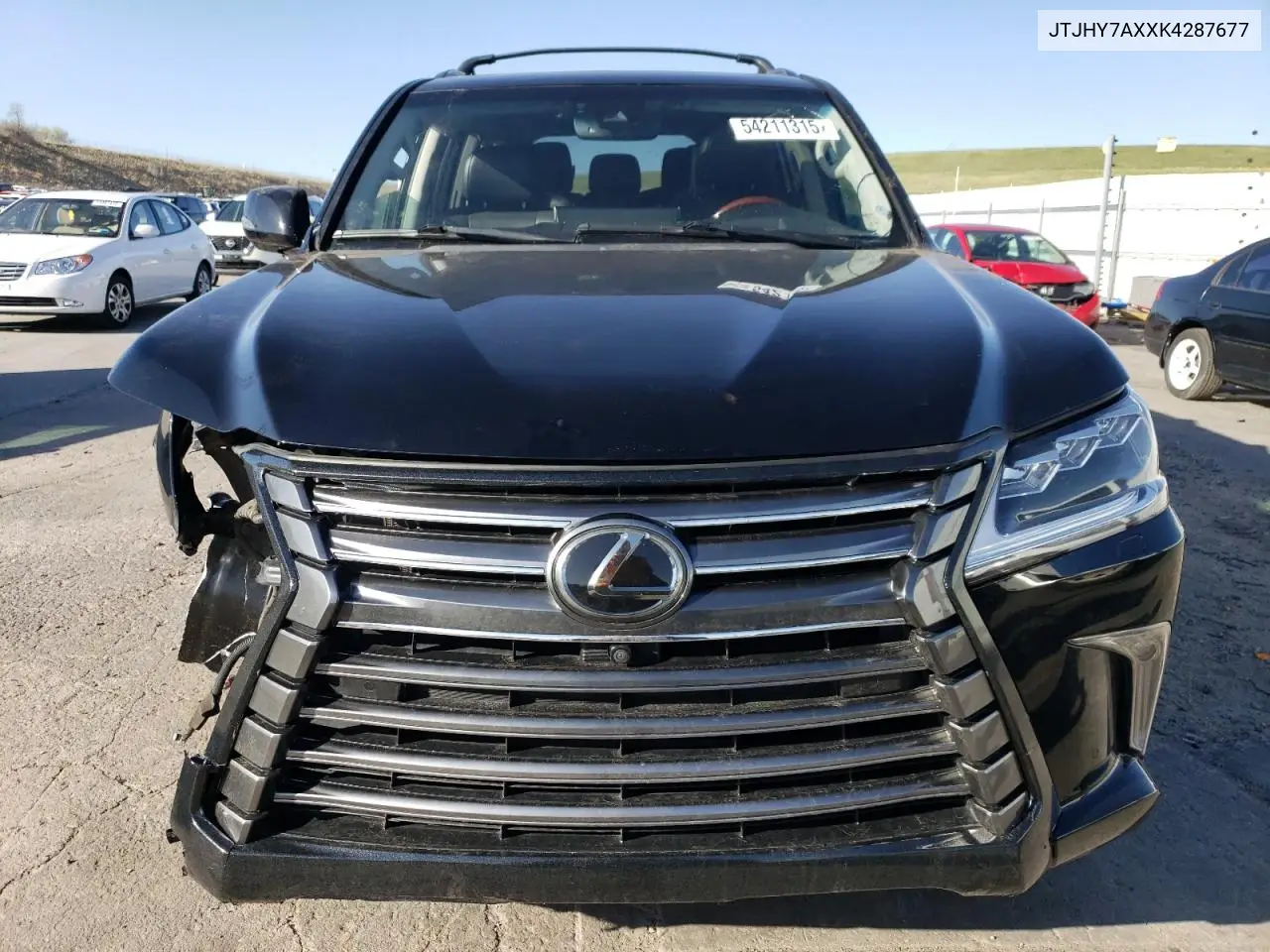 2019 Lexus Lx 570 VIN: JTJHY7AXXK4287677 Lot: 54211315