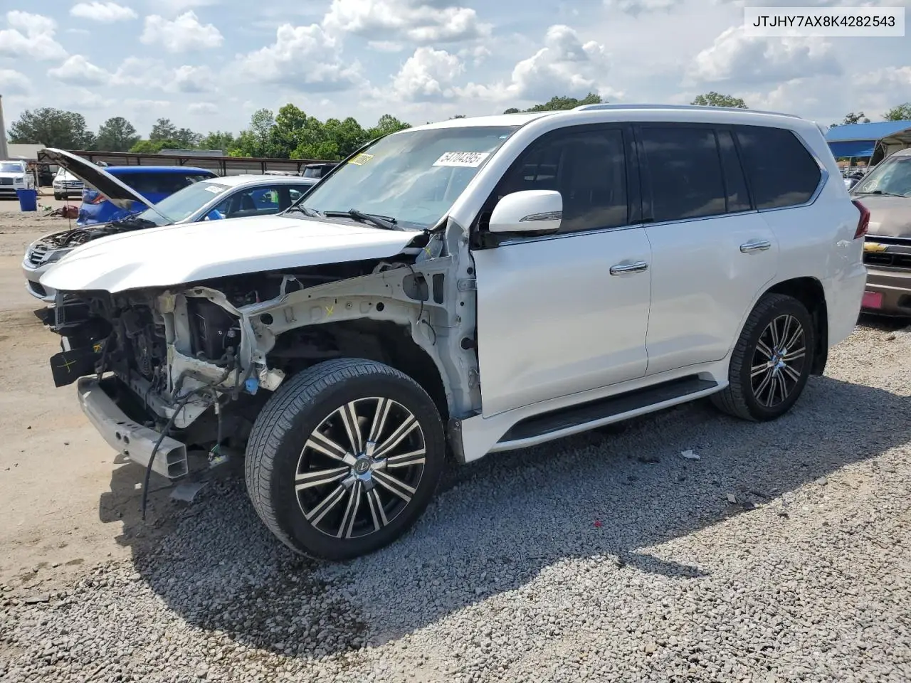 2019 Lexus Lx 570 VIN: JTJHY7AX8K4282543 Lot: 54704395