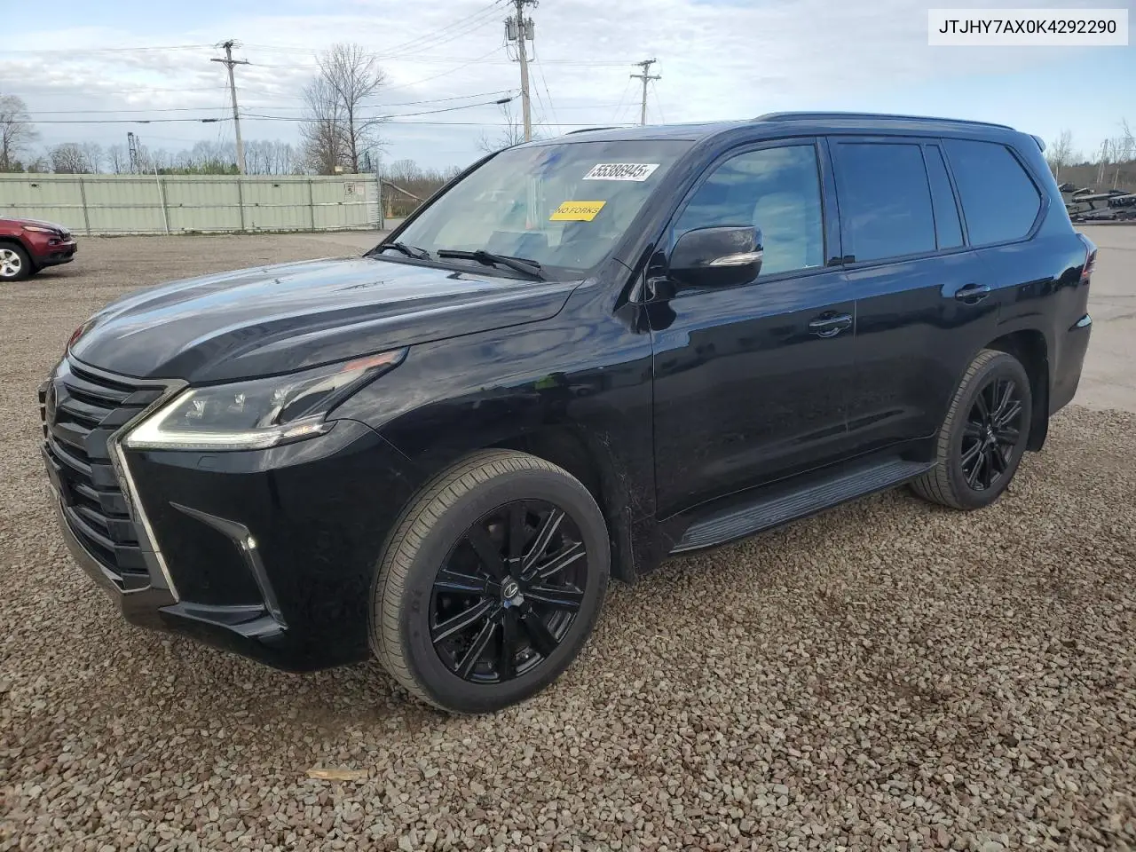 2019 Lexus Lx 570 VIN: JTJHY7AX0K4292290 Lot: 55386945