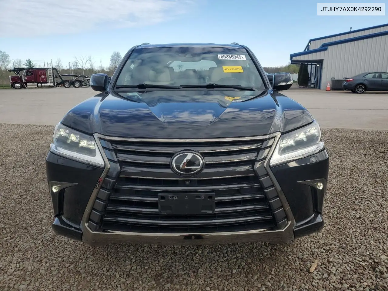 2019 Lexus Lx 570 VIN: JTJHY7AX0K4292290 Lot: 55386945